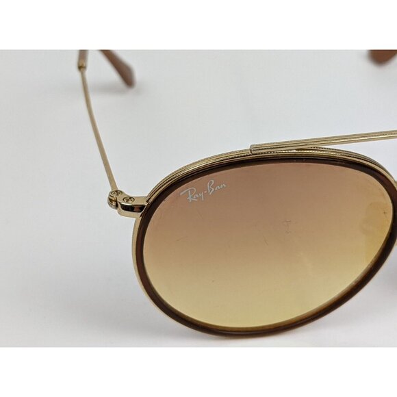 Ray-Ban Gold Round Sunglasses - Picture 11 of 16